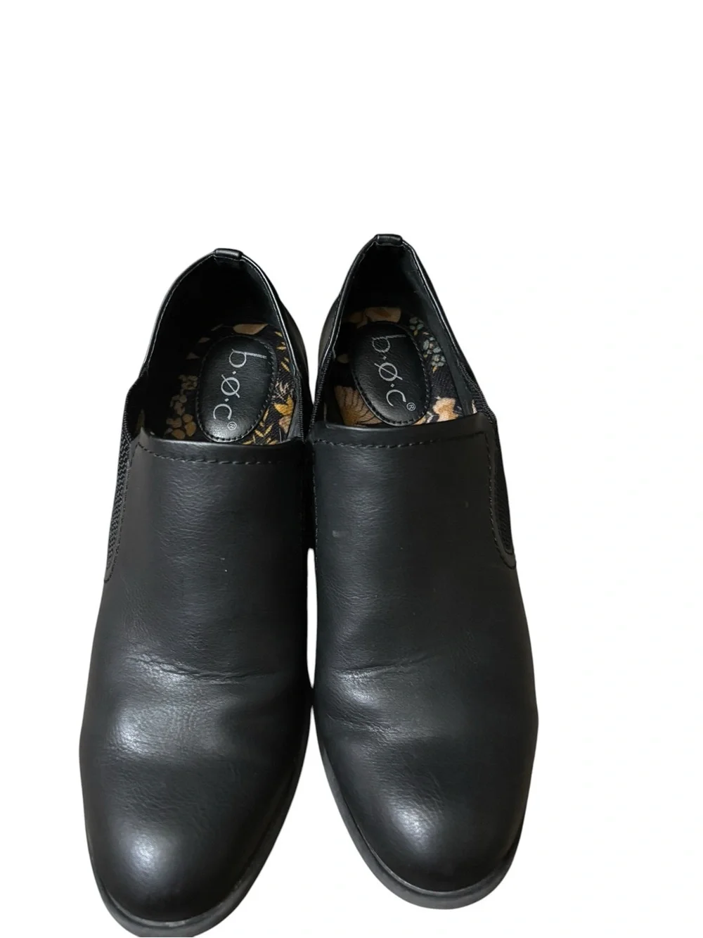 BOC Gail Bootie Black Leather Women’s only worn 1x size 7.5